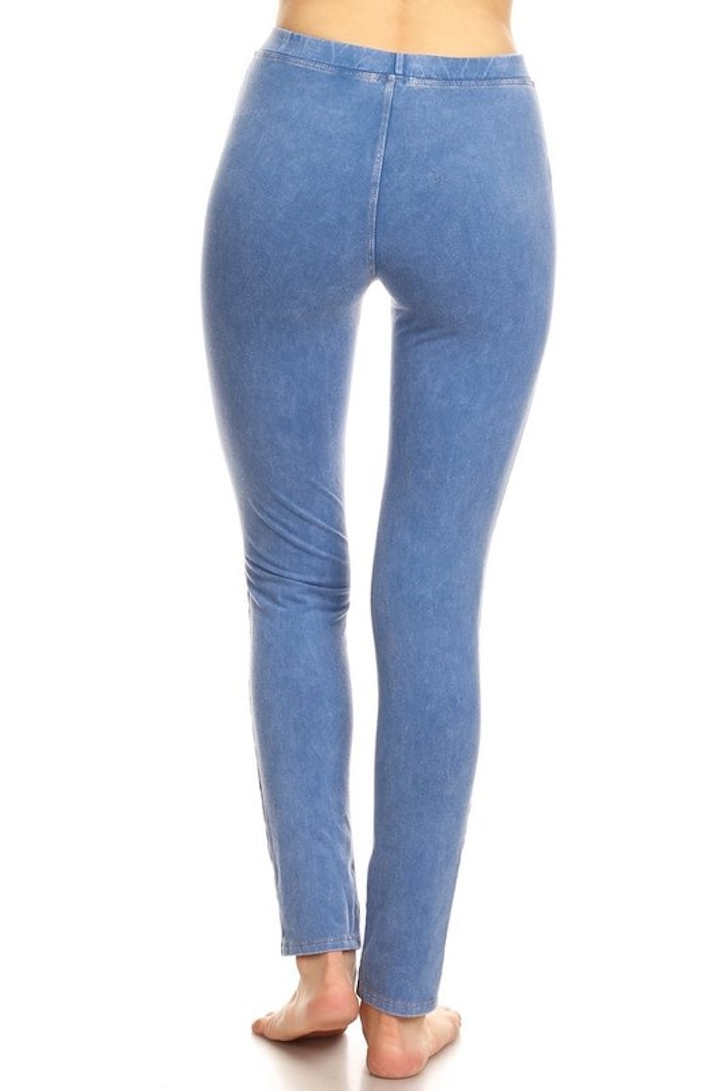 Mineral Wash Jeggings Leggings Jeans