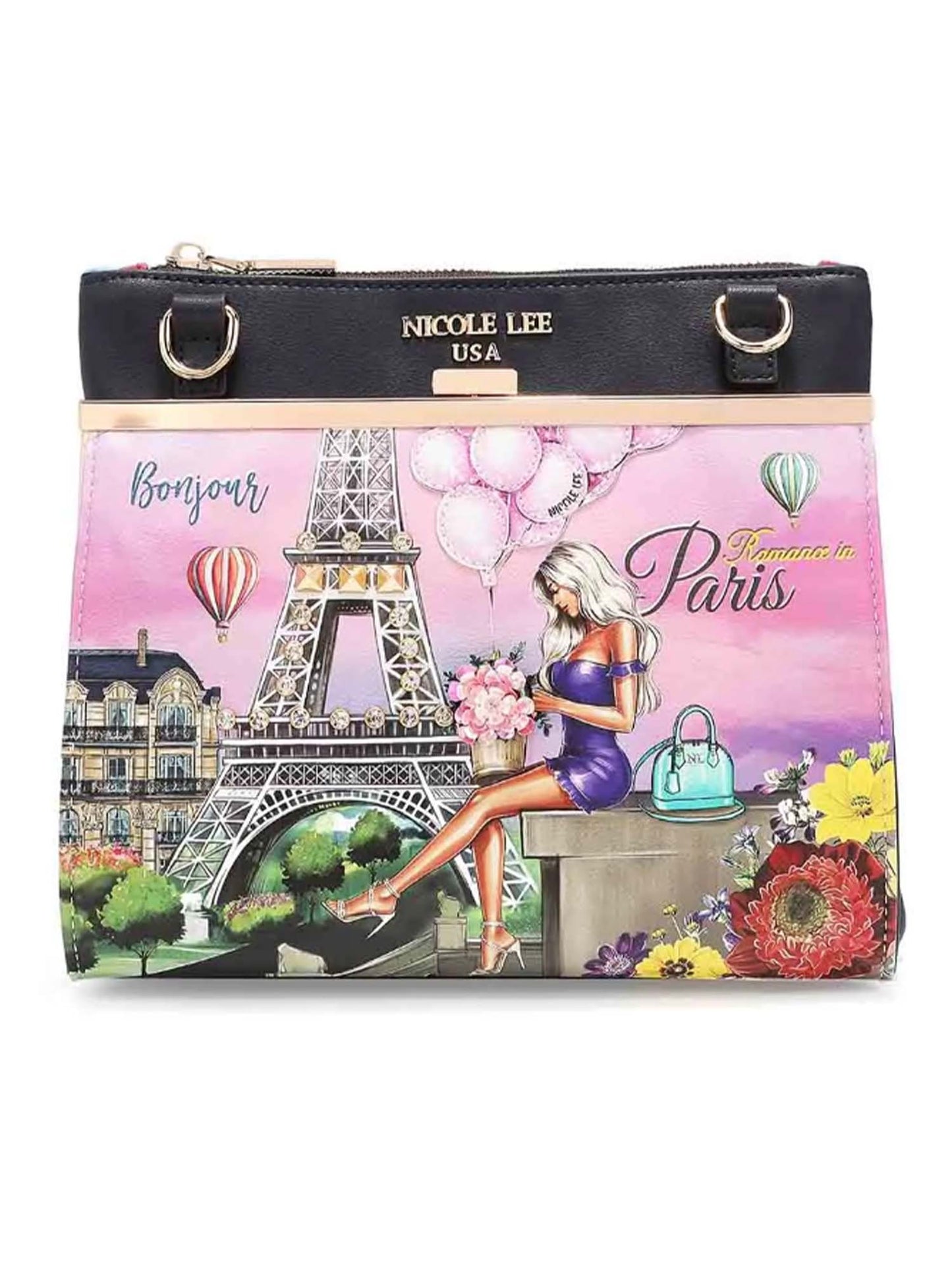 Romance in Paris Crossbody Bag