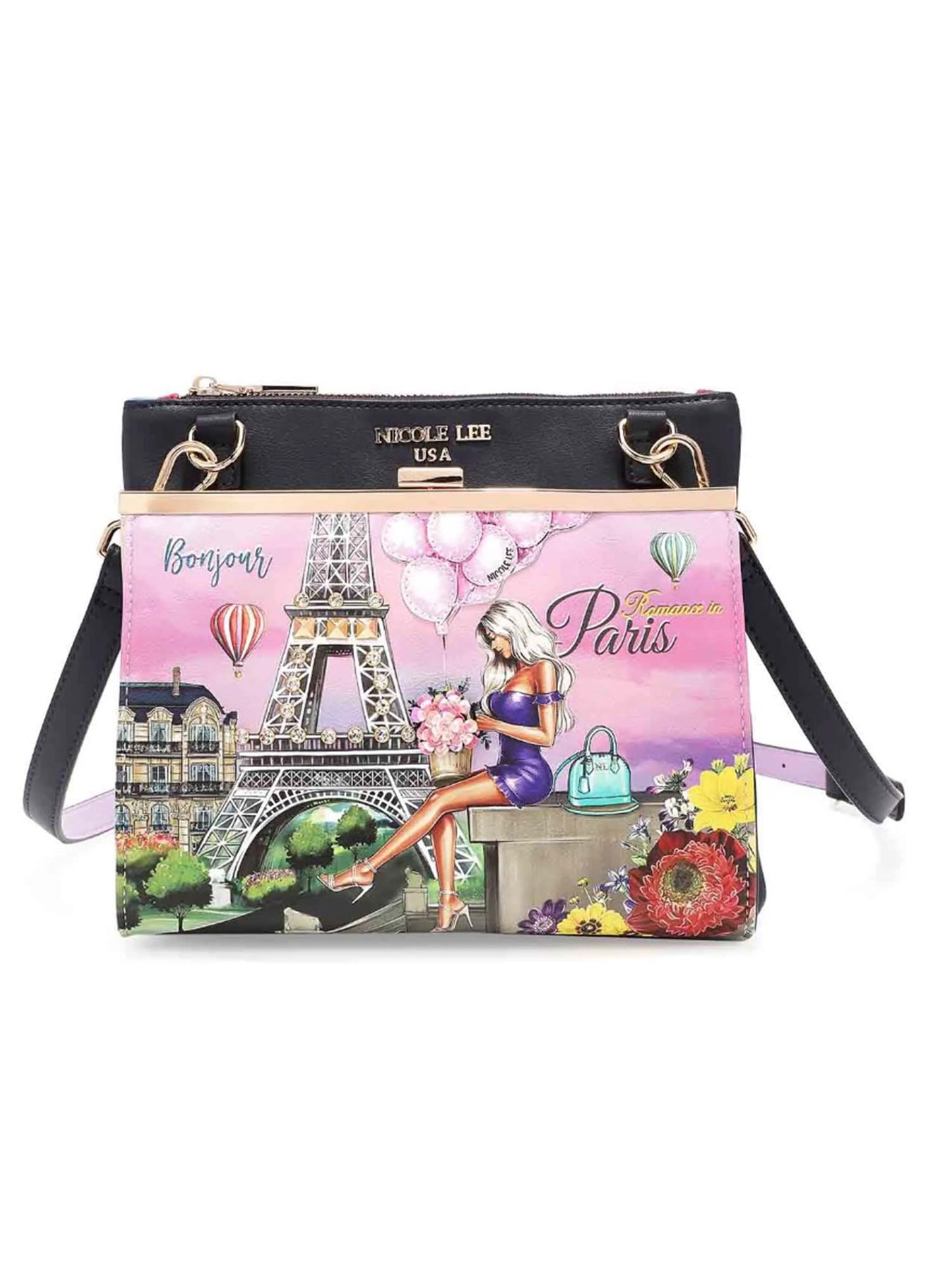Romance in Paris Crossbody Bag