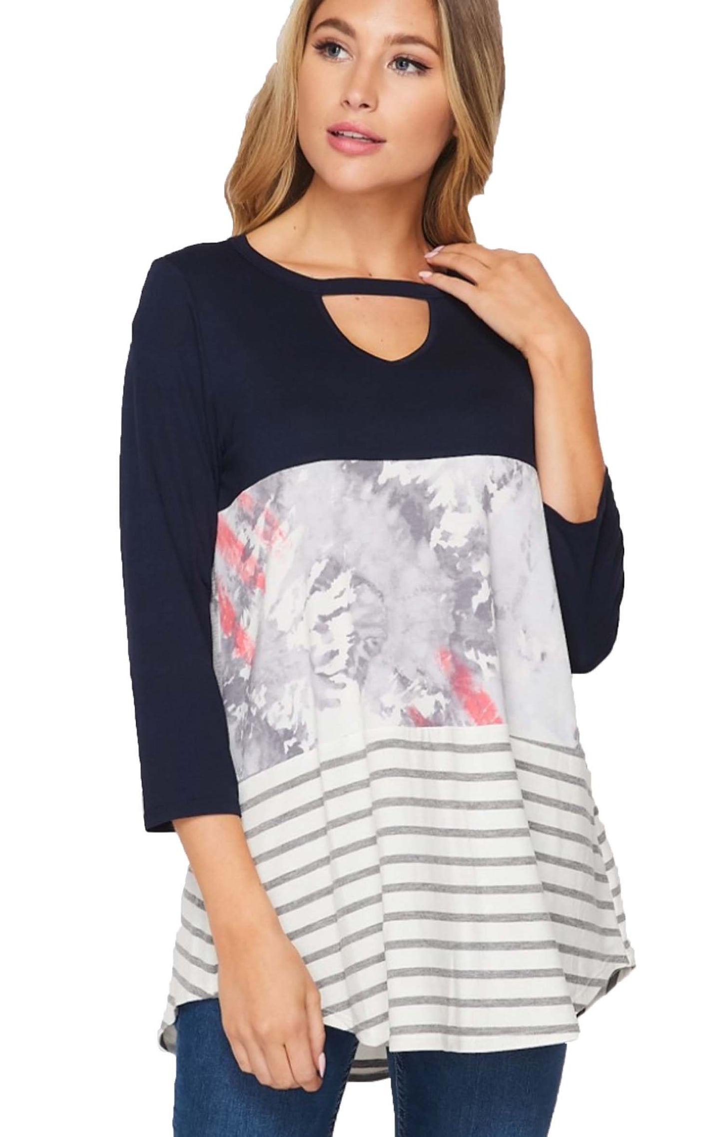Misses and Plus Size Tunic Tops