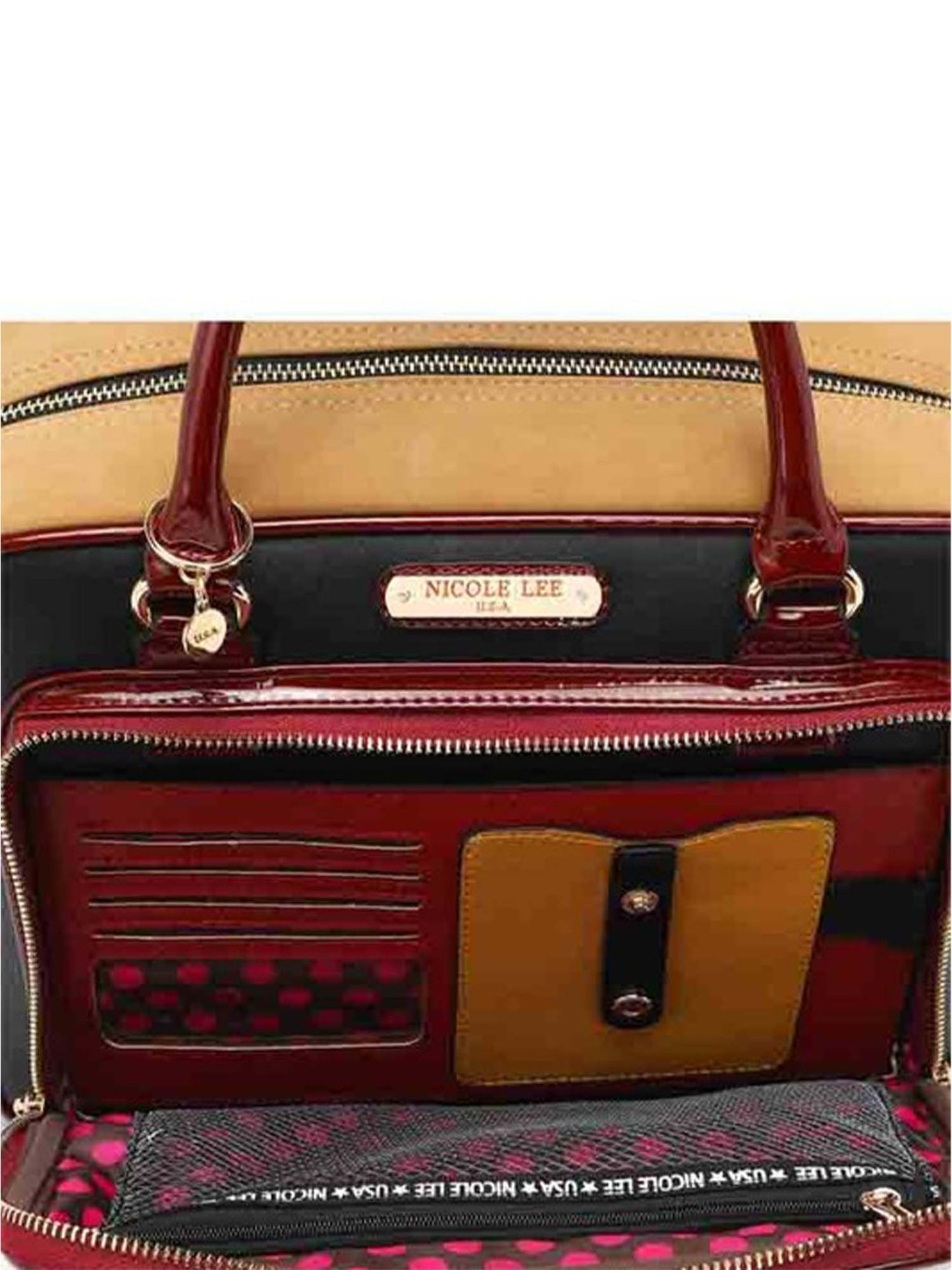 Bohemian Black Top Handle Handbag