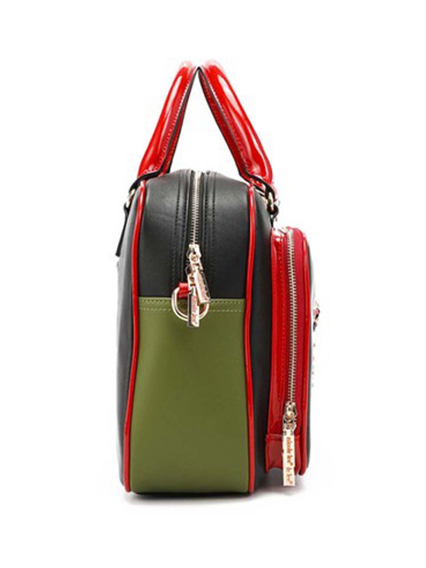 Bohemian Black Top Handle Handbag