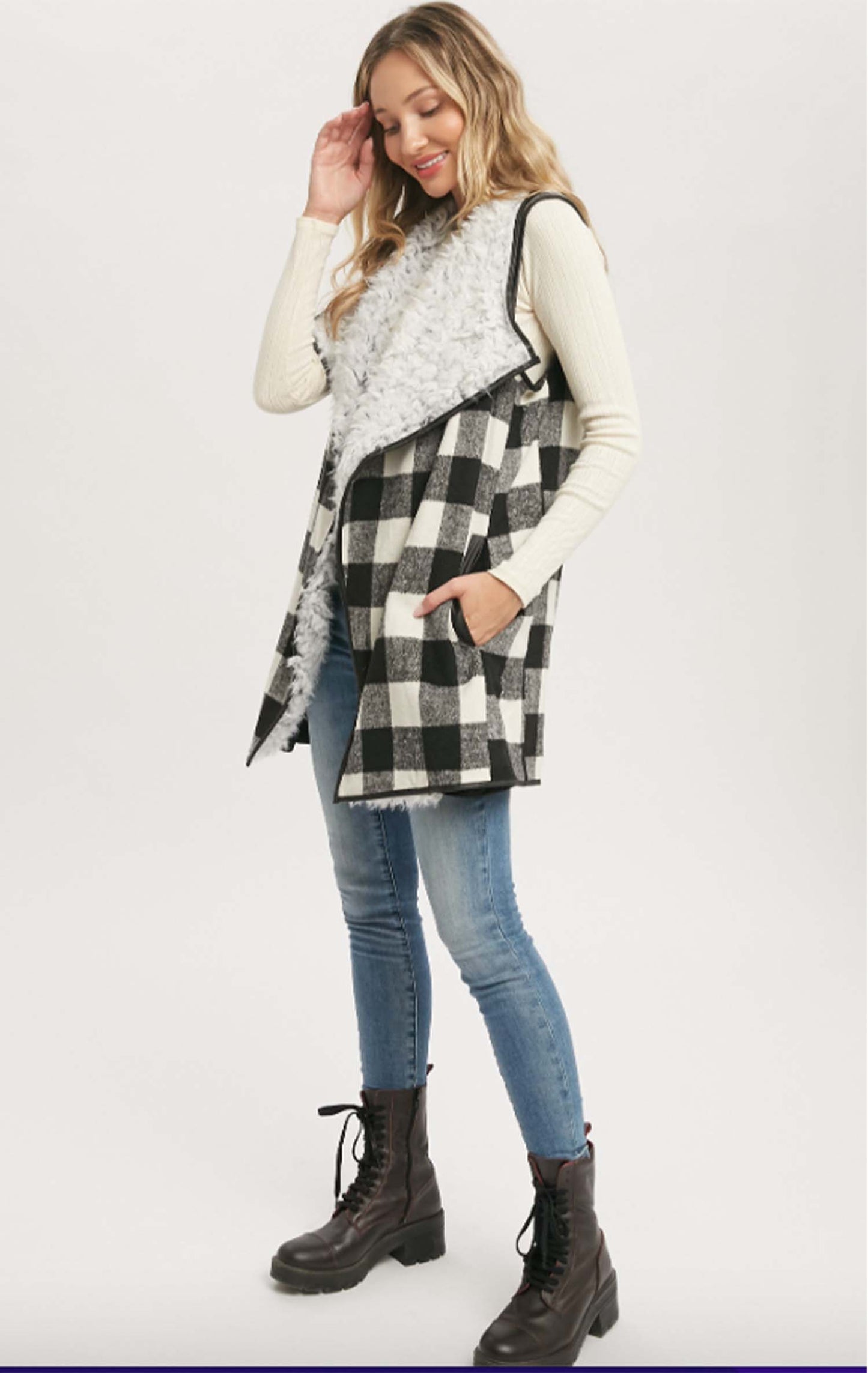 Buffalo Shearling Fur Vest