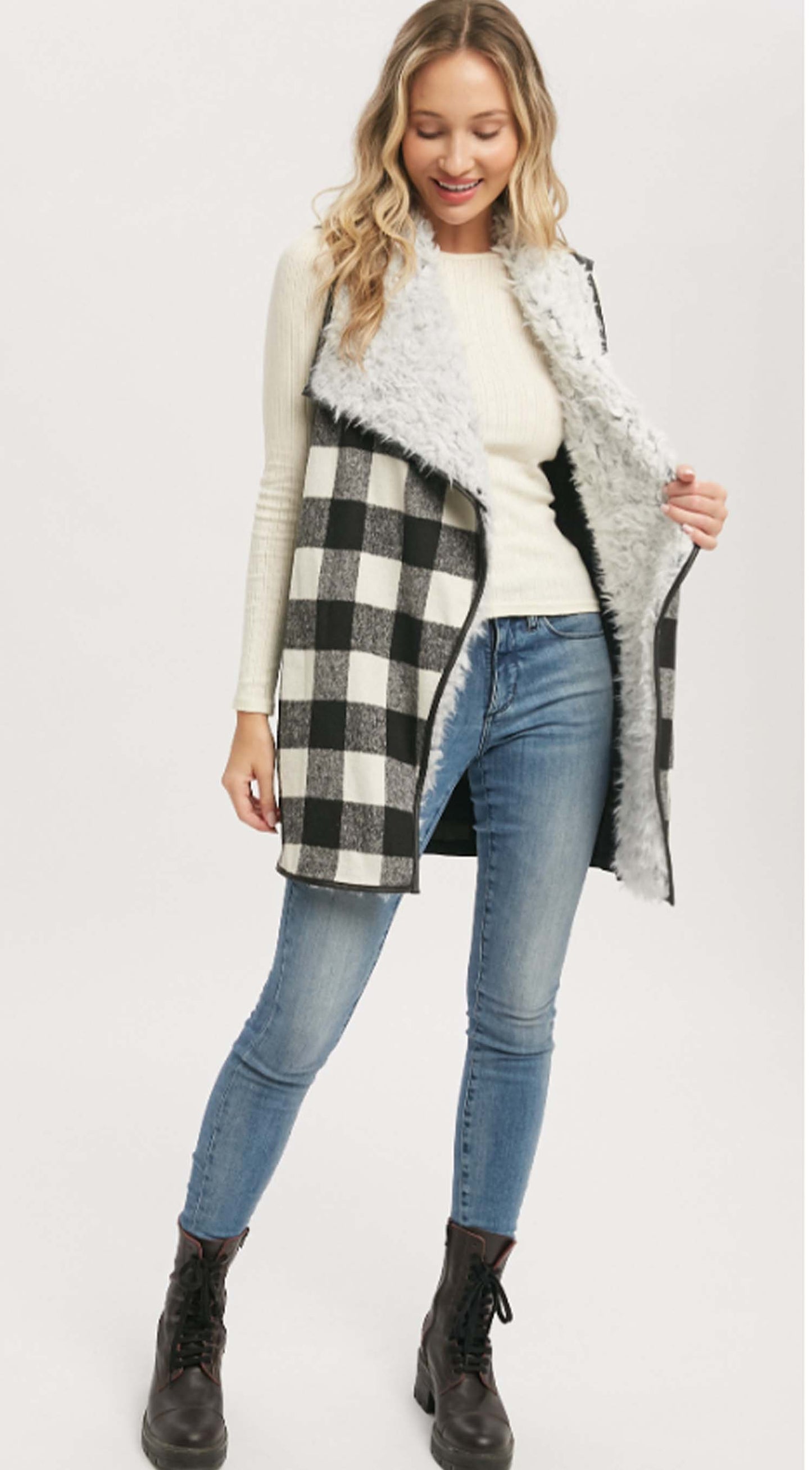 Buffalo Shearling Fur Vest