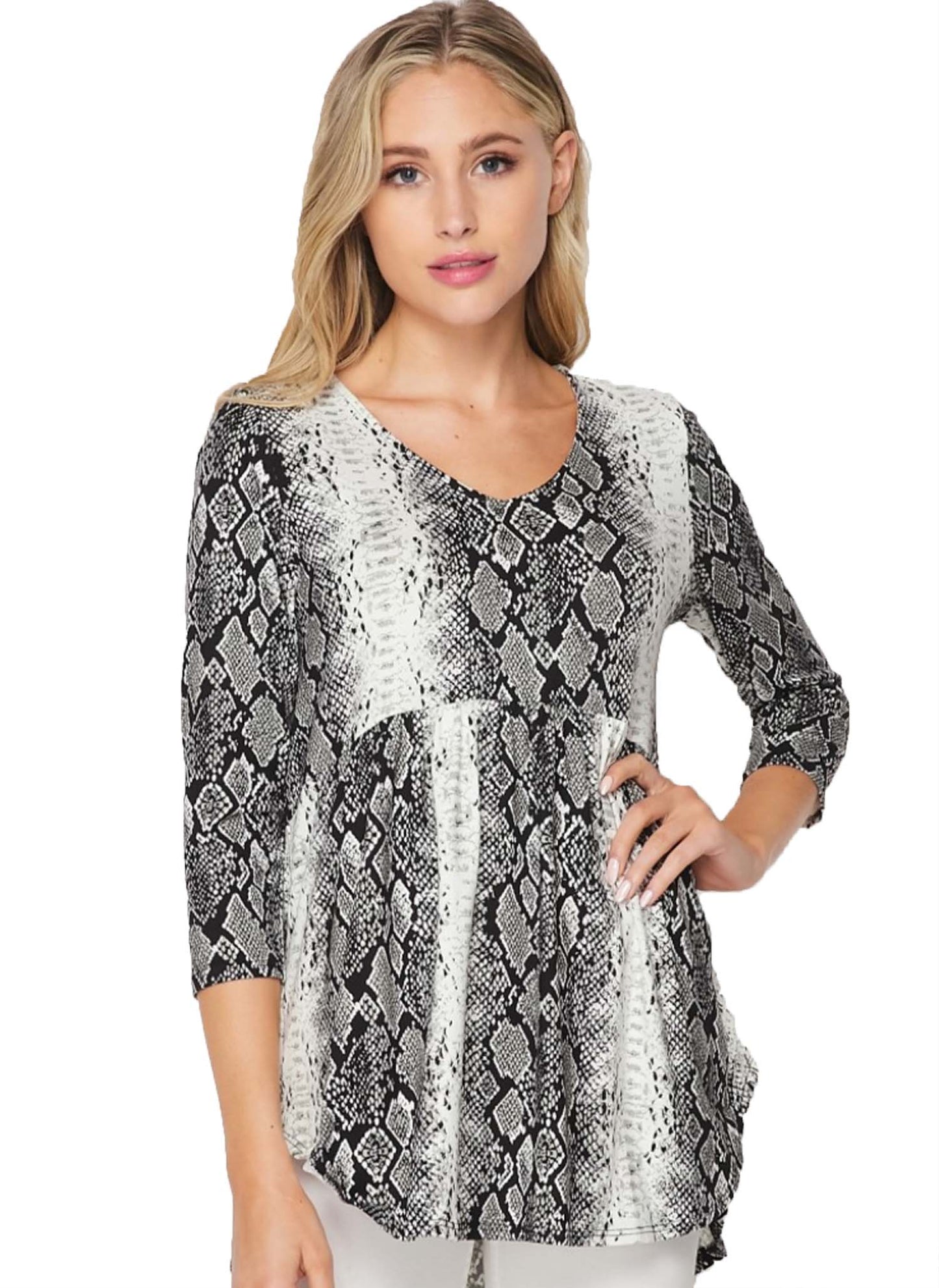 Misses and Plus Size Tunic Tops