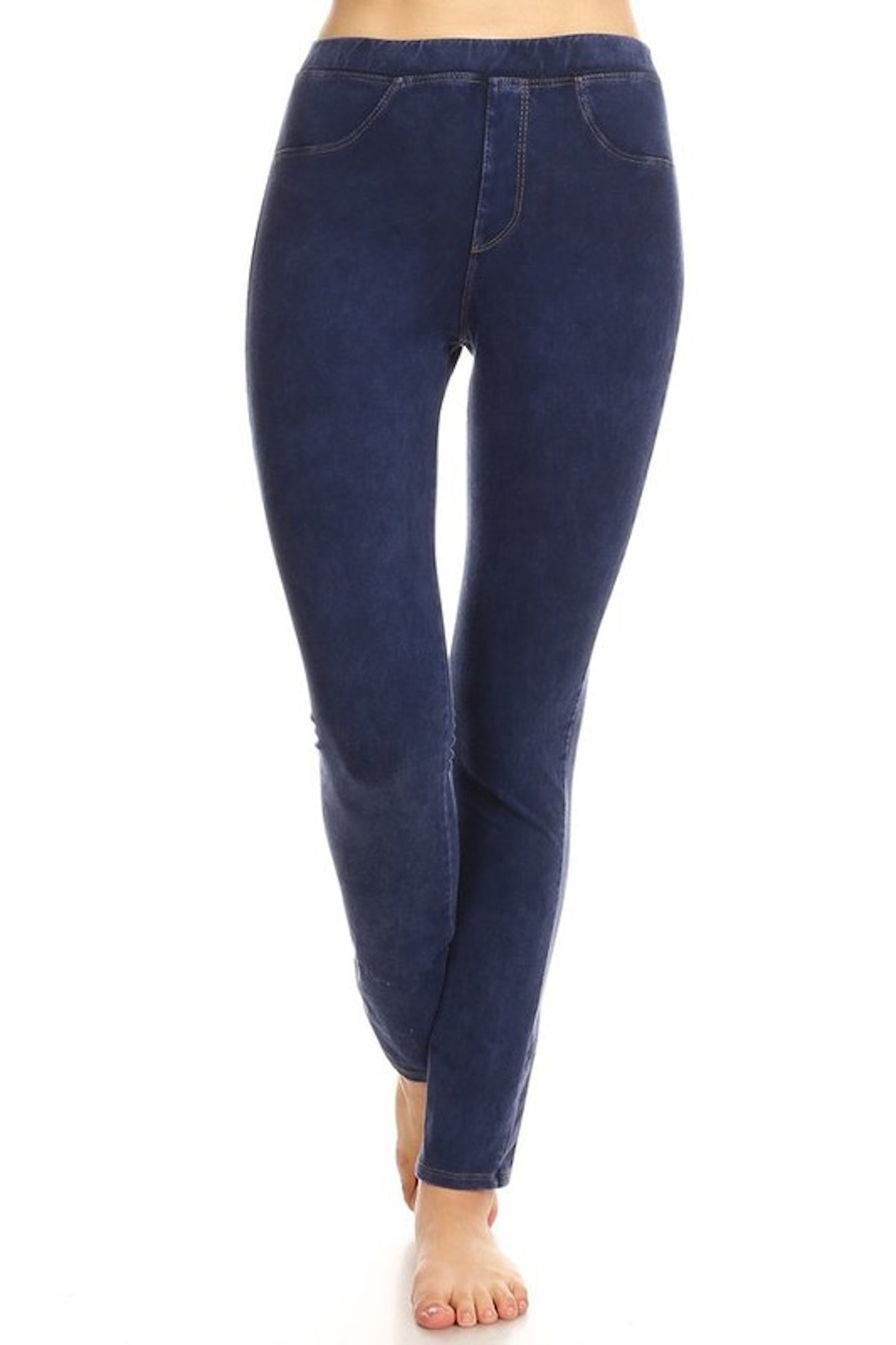 Mineral Wash Jeggings Leggings Jeans