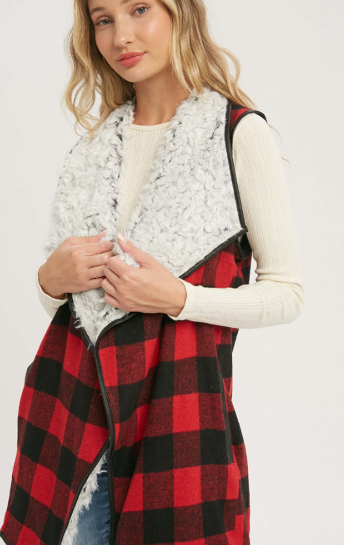 Buffalo Shearling Fur Vest